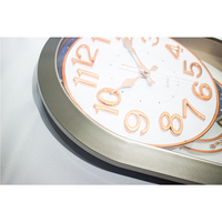 Balançoire Décoration pendule Horloge Murale mouvement Décoration De Luxe Mode Moderne 3D Numérique Silencieux Salon Horloge Table