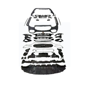 Parrilla Delantera Estilo AMG para <span class=keywords><strong>Mercedes</strong></span>-Benz Clase <span class=keywords><strong>S</strong></span> W223 S400 S450 <span class=keywords><strong>S500</strong></span>, Material PP, Compatible con Actualización a S63 S65 - Product Image 1