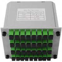 Boîtier de cassette NX 1*32 à insertion de carte, répartiteur PLC à fibre optique 1x32 avec connecteur SC/APC pour FTTH