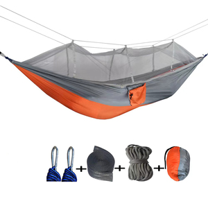 <span class=keywords><strong>Hamac</strong></span> <span class=keywords><strong>parachute</strong></span> 2 places <span class=keywords><strong>en</strong></span> nylon léger OEM ODM <span class=keywords><strong>avec</strong></span> <span class=keywords><strong>moustiquaire</strong></span> <span class=keywords><strong>en</strong></span> <span class=keywords><strong>toile</strong></span> <span class=keywords><strong>de</strong></span> coton pour le camping <span class=keywords><strong>en</strong></span> plein air, le voyage et la randonnée - Product Image 2
