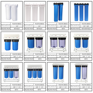 Pré-<span class=keywords><strong>filtre</strong></span> à <span class=keywords><strong>eau</strong></span> pour toute la <span class=keywords><strong>maison</strong></span>, boîtier Big Blue de 20 pouces, entrée/sortie de 1 pouce pour cartouche de sédiments et de bloc de carbone - Product Image 6