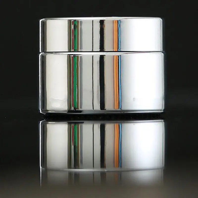 5g 10g 15g 20g 30g 50g UV gold and silver glass cream jar empty cosmetics jar for cosmetic packaging