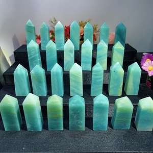 Torre de Cristal de Piedra Preciosa Curativa al por Mayor, Torre de Calcita Azul Caribeña de Alta Calidad para Regalo de Sanación - Product Image 5