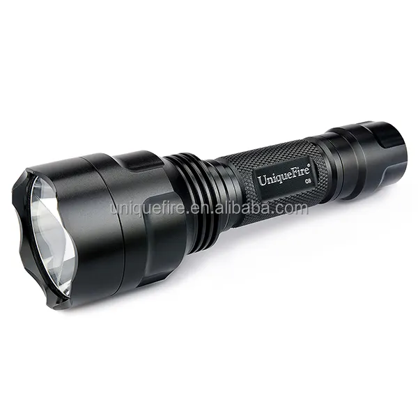 UniqueFire C8 Green Light Tactical Long Beam Rechargeable Battery LED Torch Hunting Flashlight