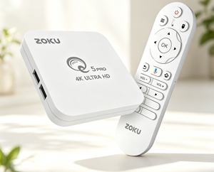ZOKU <span class=keywords><strong>TV</strong></span> Box Q5Pro Android 16.0 con Telecomando Vocale BT, Wi-Fi Dual Band, Lettore Multimediale per Home Theater, Vendita Diretta dalla Fabbrica - Product Image 1