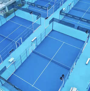 Terrain de padel en gazon artificiel mobile en acier AlwaysGreen Grass, 20x10m, plateforme surélevée temporaire et portable pour sports de plein air - Product Image 5