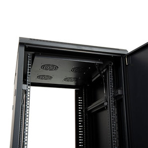 19 "bền chi phí thấp ddf thông tin liên lạc Giá cửa kính khung sàn Tủ mạng 42U máy chủ giá - Product Image 4