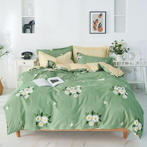 Set di lenzuola queen size personalizzate di alta qualità set di biancheria da letto da 4 pezzi set da letto moderno - Product Image 4