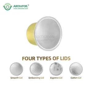 Contenitore per capsule di caffè personalizzato in alluminio, tipo imbuto, per confezionamento di monete o chicchi, modello Line Cold Aluminum Parsa <span class=keywords><strong>150</strong></span> - Product Image 3