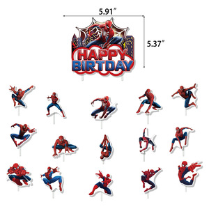 Ensemble de ballons en feuille de super-héros Spider-Man, ballons Spider-Man, <span class=keywords><strong>d</strong></span>écoration de fête <span class=keywords><strong>d</strong></span>'<span class=keywords><strong>anniversaire</strong></span>, fournitures pour fête de bébé, cadeaux K0097 - Product Image 3