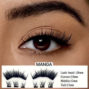 Nouvelle Arrivée 2026 <span class=keywords><strong>Cils</strong></span> Synthétiques Segmentés Magnétiques <span class=keywords><strong>Prix</strong></span> Usine Naturel 3D Noir Naturel Fait Main - Product Image 2