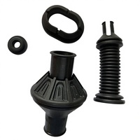 Bouchons d'oeillets en caoutchouc de silicone de haute qualité, joint noir, œillets de câblage, customisation