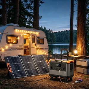 3000W 2688Wh Power Station EU Plug For <b>Camping</b> Ohne Stromanschluss Boondocking Campsite Solar Charger - Product Image 1