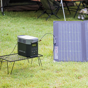 DELTA2 + 800W conduite charge rapide 1024Wh interface USB de charge rapide LI-polymère <span class=keywords><strong>1200W</strong></span> puissance de sortie avec prise matière plastique - Product Image 2