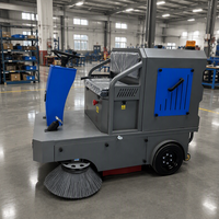 Balayeuse électrique à batterie pour usine, entrepôt et parking