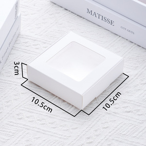 Cajas <span class=keywords><strong>de</strong></span> papel blanco para galletas y panadería, cajas <span class=keywords><strong>de</strong></span> pasteles <span class=keywords><strong>de</strong></span> <span class=keywords><strong>San</strong></span> Valentín con ventana para donas, chocolate, fresas, regalo, bajo MOQ personalizado - Product Image 6