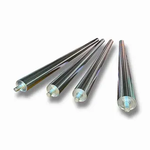 high quality industrial steel roller for conveyor belt zinc plated cylinder shaft roll