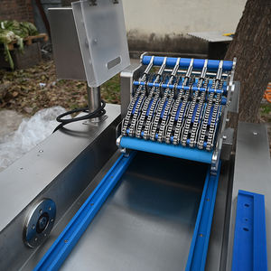 Découpeur automatique commercial de cube à steak poisson congelé poulet canard machine à découper la viande découpe d'os - Product Image 5