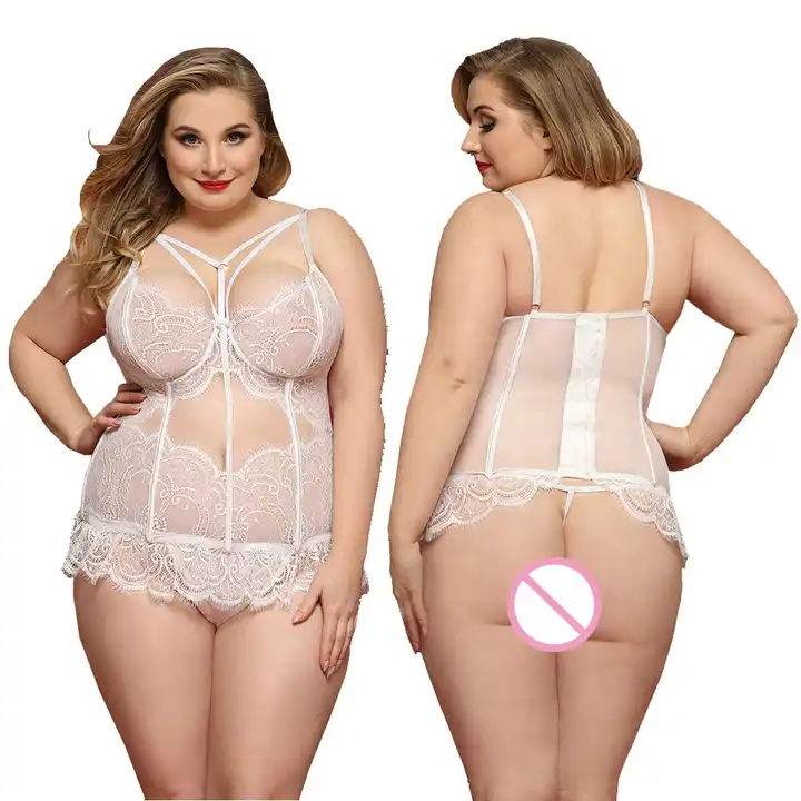 Hottest Plus Size See Through Lingerie