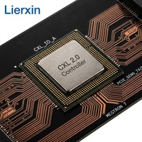 Lierxin LEX-CXL-MEM-V25 Carte de mémoire d'extension CXL 2.0 haute vitesse pour serveur IA, PCIe Gen5 HDI, ENIG+ multicouche sélectif