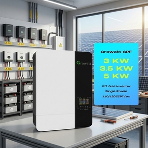 Vente en gros d'onduleurs photovoltaïques hors réseau Growatt 3Kw 5Kw 48V monophasés avec contrôle MPPT pour l'énergie solaire domestique - Product Image 2