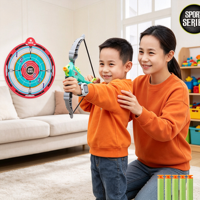Ensemble de jeu de tir à l'arc pour enfants, fléchettes souples personnalisées, fabriquées directement en usine, avec cible de tir à l'arc