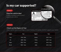 Mini Escáner OBD2 Super ELM327 V2.1 Compatible con Bluetooth, Wifi ELM 327 V1.5 en Android IOS, Herramienta de Diagnóstico para Automóviles, Lector de Códigos OBD II