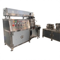 Homogénéisateur émulsifiant à levage hydraulique 100L en acier inoxydable pour huile et eau, machine de fabrication de lotion, directement du fabricant