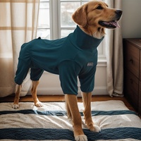 Nouveau pull chaud à col roulé épais et mignon, grande taille, pour la maison, style décontracté, pyjama quatre pattes, vêtements extensibles pour chien