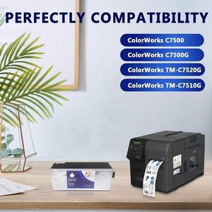 Tinta Tiger Roar para impresoras Epson, cartuchos de tinta pigmentada SJIC30P de 300 ml, compatibles con la impresora de etiquetas de inyección de tinta ColorWorks C7500G C7500GE - Product Image 6