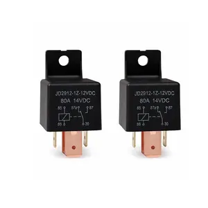 12 V 5 Pin Automobil Relais JD2912-1Z-12VDC 80 A Kontakt-Relay-Schalter Energie für Auto Auto Lkw Zubehör mit Kunststoff