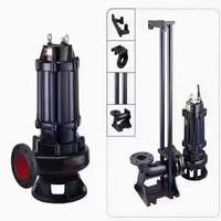 Pompe à eaux usées submersible municipale WQ en acier inoxydable, anti-colmatage, haute efficacité, grand débit, avec broyeur, pour fosse résidentielle
