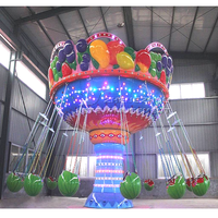 Attraction la plus populaire Foraine a Vendre Amusement Park Rides Thrill Swing Chair Ride Flying Chair for Sales