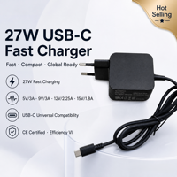 Chargeur rapide 27W TYPE-C PD3.0 ignifuge pour Raspberry Pi 5 universel