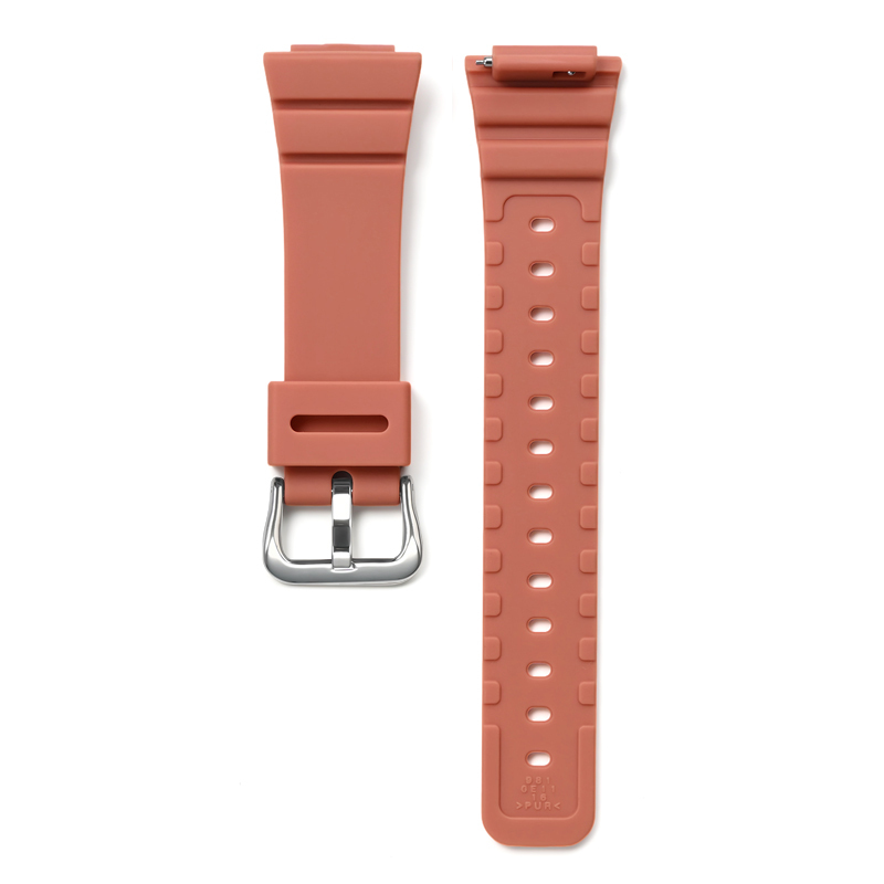 Dark Red With Silver Buckle