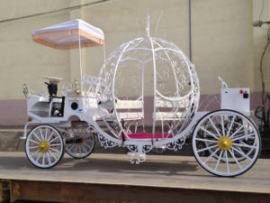 Carruaje de Caballos de Estilo Real Más Vendido, Carruaje Eléctrico Elegante para Bodas y Turismo - Product Image 3