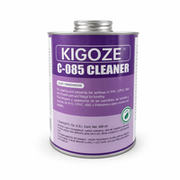 Nettoyant KIGOZE C-085 PVC CPVC ABS 946ml, nettoyant solvant transparent pour la préparation des surfaces des tuyaux et des raccords