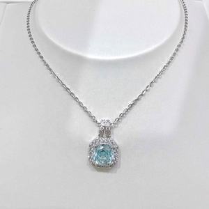 สร้อยคอเงินแท้ 925 ประดับพลอยสีรูปดอกกุหลาบ คุณภาพสูง ราคาโรงงาน รุ่น 2026 ประดับเพชรคิวบิกเซอร์โคเนีย ดีไซน์สวยหวาน เหมาะเป็นของขวัญสำหรับคุณแม่ - Product Image 1