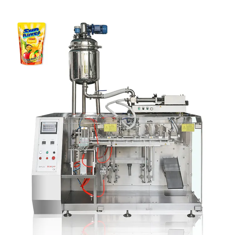 Machine à emballer multi-têtes miel cuillère tabac samarpan gingembre ail pâte jus pour cosmétiques