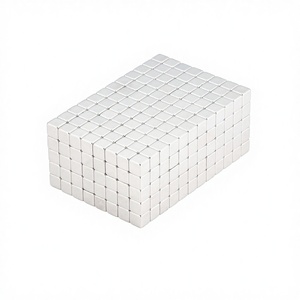 מגנטים קטנים בצורת קובייה, מגנטים תעשייתיים חזקים, מגנט בלוק ניאודימיום, מגנט קבוע בצורת קובייה - Product Image 2