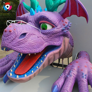 Cabeza de Dragón Mecánica Animatrónica Realista para Parque de Atracciones - Product Image 2