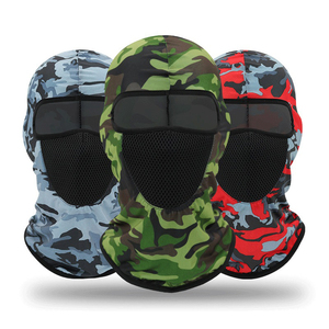 הסיטונאי 1 חור אופנוע הסוואה balacouflage מסכה מלאה פנים couflage cs סקי קסדה אניה ברדס - Product Image 2