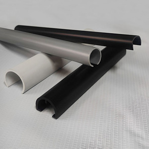 Tùy chỉnh hình bầu dục nhựa đùn ống <span class=keywords><strong>PVC</strong></span> ống màu phẳng hoặc hình bầu dục Ống - Product Image 5