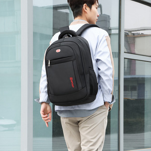 Laptop <b>Backpack</b> Large Capacity <b>With</b> Laptop <b>Compartment</b> For Men Business Travel Sports Students Casual Use Black - Product Image 3