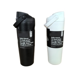 30oz Leak-Proof Vacuum Insulated Stainless Steel Water Bottle <b>Double</b> <b>Wall</b> Flask with Handle Lid and Gift <b>Box</b> - Product Image 1
