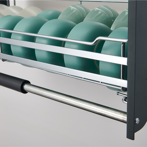 Dommagic Cestello Estraibile Moderno ed Ecologico <span class=keywords><strong>in</strong></span> Metallo Satinato <span class=keywords><strong>per</strong></span> Armadi da Cucina con Garanzia di 2 Anni - Product Image 2