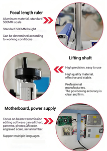 Hualong Fiber Laser 3D Metal Graving Machine Machine Machinery for Small Business Stainless Steel Cutting Marking <b>Printer</b> - Product Image 5