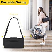 Sac essentiel compatible avec la poussette de siège d'auto pour bébé Doona, accessoires de poussette, sac organisateur, sac de siège d'auto