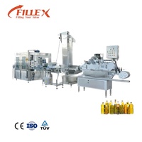 Ligne de remplissage automatique 2 en 1 pour huiles végétales comestibles (olive, palme, tournesol, soja) – 8000 bph – Machine de remplissage d'huile de cuisson