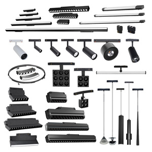 Ledeast DC48V hiện đại Magnetic theo dõi ánh sáng tuyến tính hệ thống chiếu sáng với <span class=keywords><strong>LED</strong></span> điện áp thấp 48V đầu vào cho biệt thự trang trí - Product Image 1